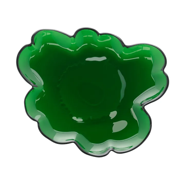 Piatto in vetro Unikko 20 cm - Verde - Marimekko