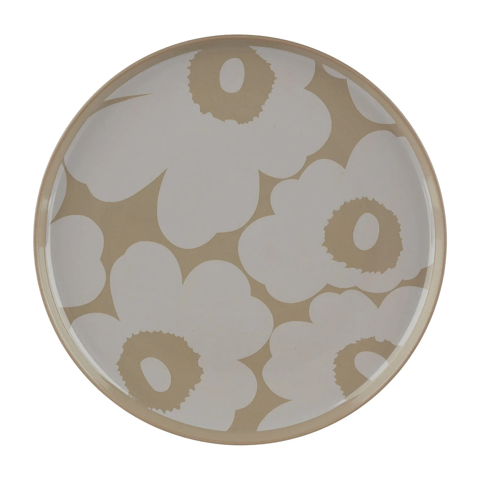Piatto Marimekko Unikko Ø20 cm, terra-white Marimekko