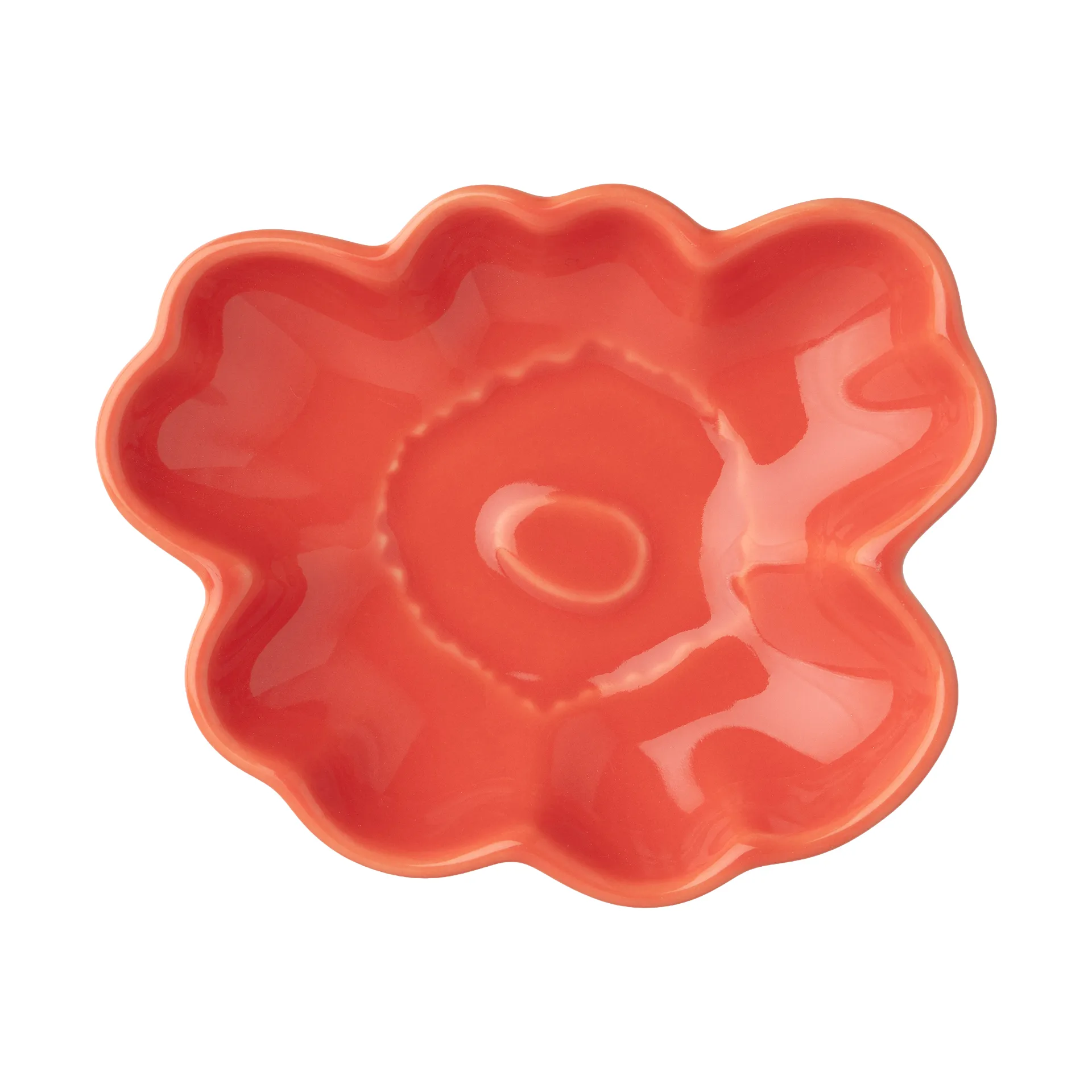 Piatto Marimekko Unikko 9,5 cm, Orange red Marimekko