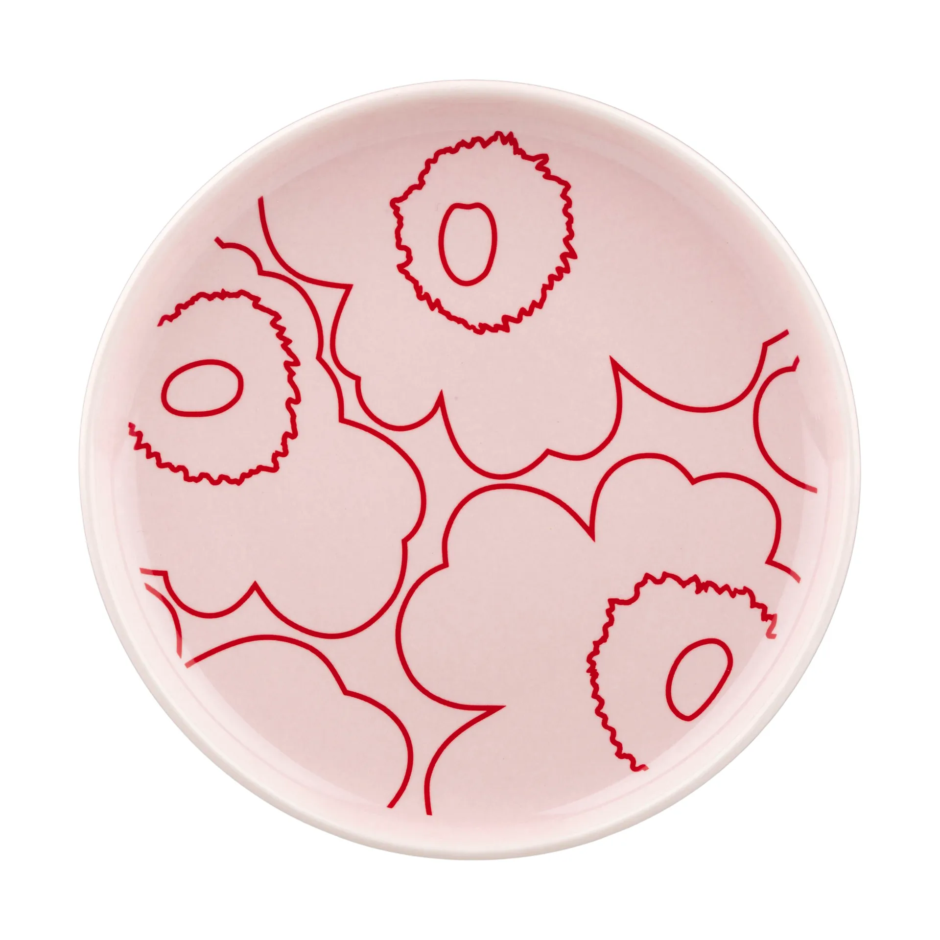 Piatto Piirto Unikko Oiva Ø13,5 cm, Rosa Marimekko