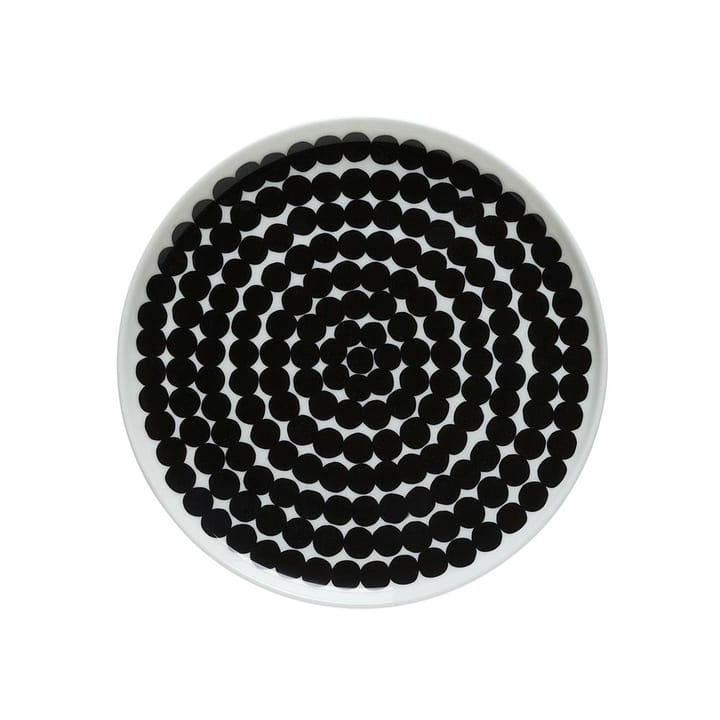Piatto Räsymatto 20 cm - nero-bianco - Marimekko