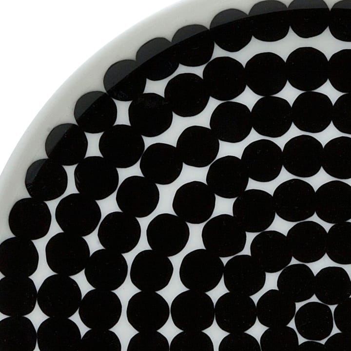 Piatto Räsymatto 20 cm - nero-bianco - Marimekko