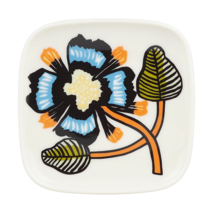 Piatto Tiara 10x10 cm - Bianco - Marimekko