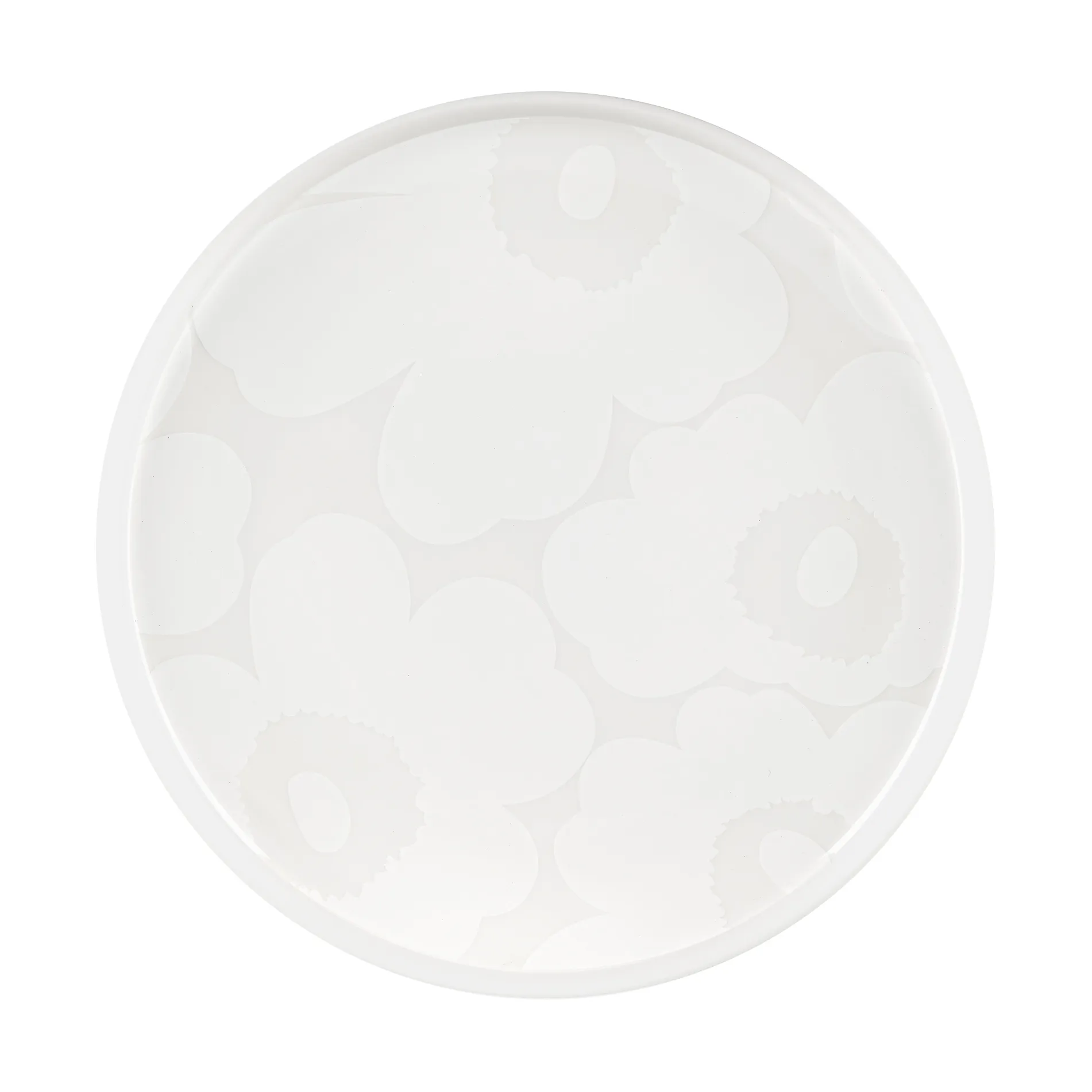 Piatto Unikko Ø 20 cm, White-off white Marimekko