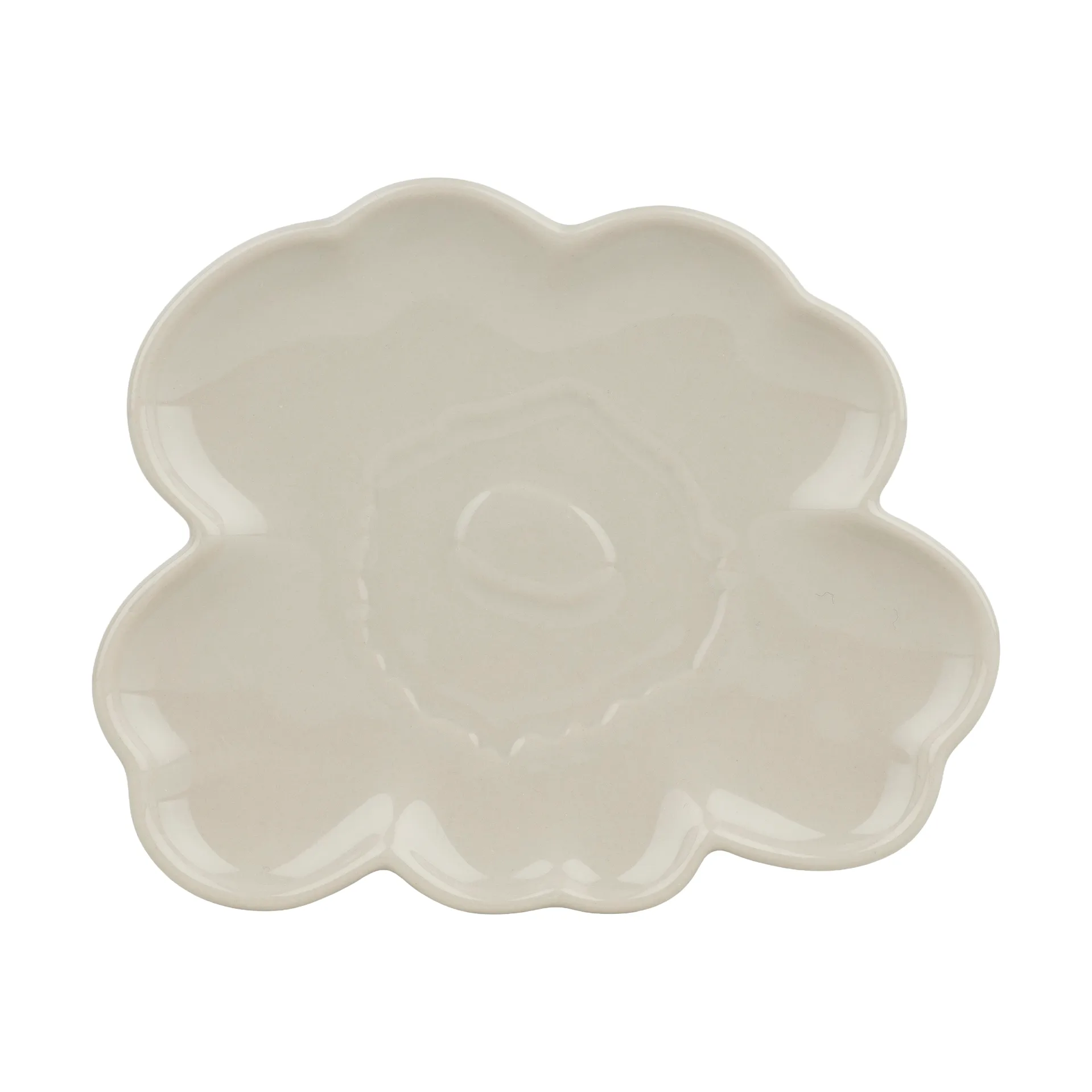 Piatto Unikko shape 19 cm, Stoneware Marimekko