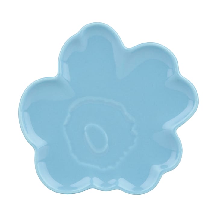 Piatto Unikko shape 2-pack, Non ti scordar di me, stoneware Marimekko
