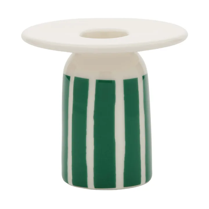 Piccolo candeliere - White-verde, 8 cm - Marimekko
