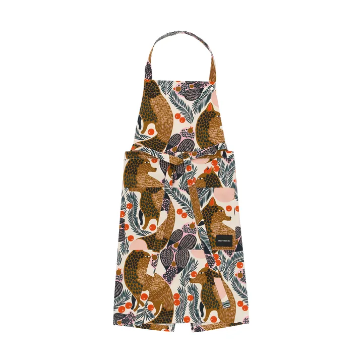 Pieni Ketunmarja grembiule - White-multicolour - Marimekko