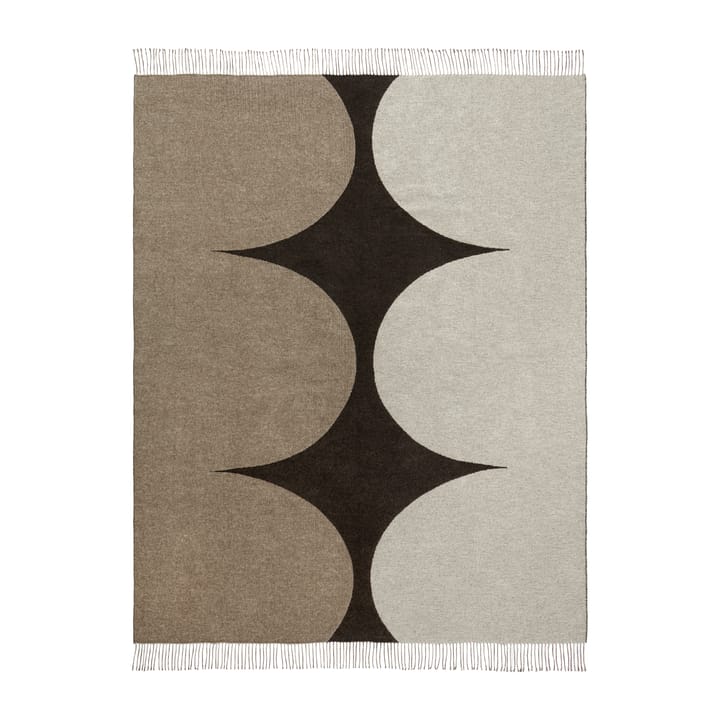 Plaid Härkä 170x130 cm, nero-marrone-beige Marimekko