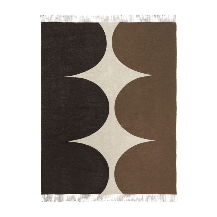 Plaid Härkä 170x130 cm, nero-marrone-beige Marimekko