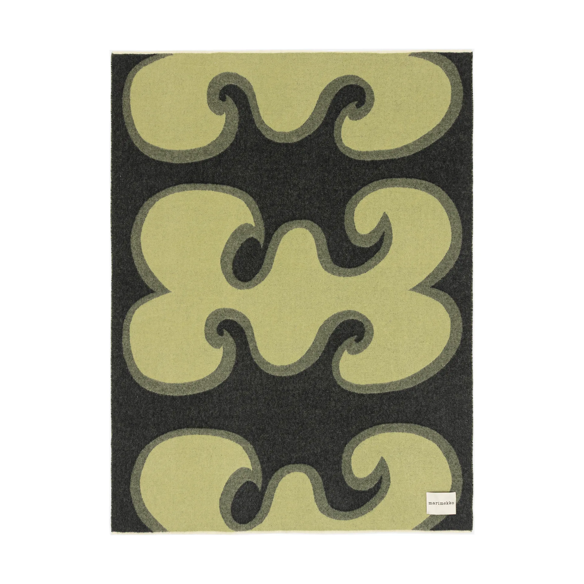 Plaid Marimekko Jokeri 130x170 cm, Dark green-pear Marimekko