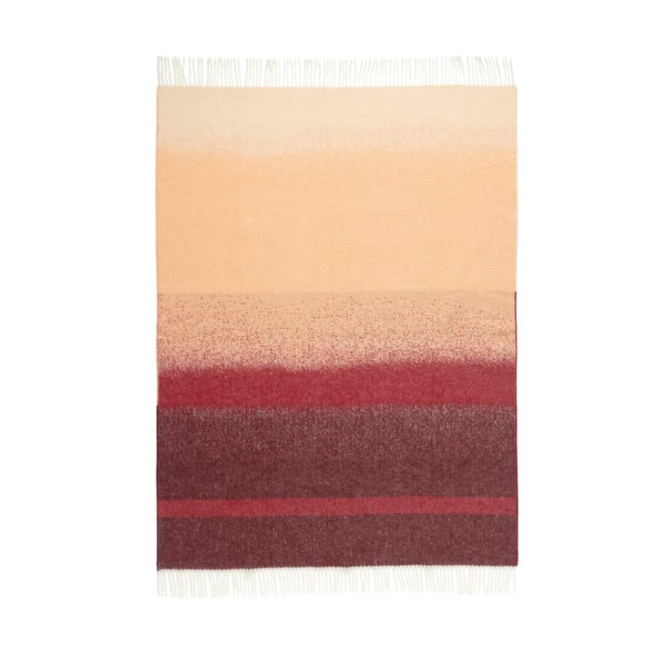 Plaid Selänne 130x170 cm, Bordeaux-avorio, pesca Marimekko