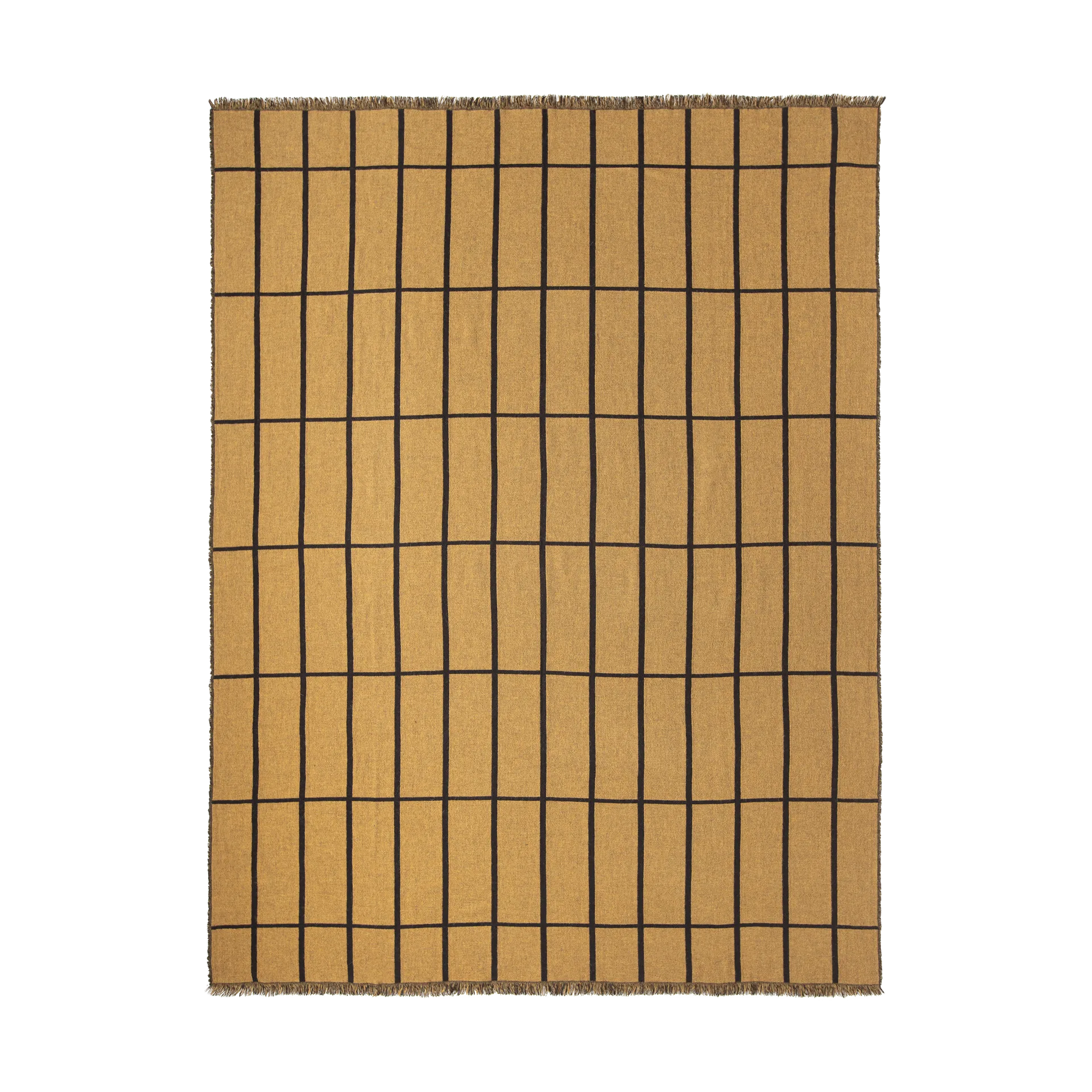 Plaid Tiiliskivi 140x180 cm, Caviar-gold Marimekko