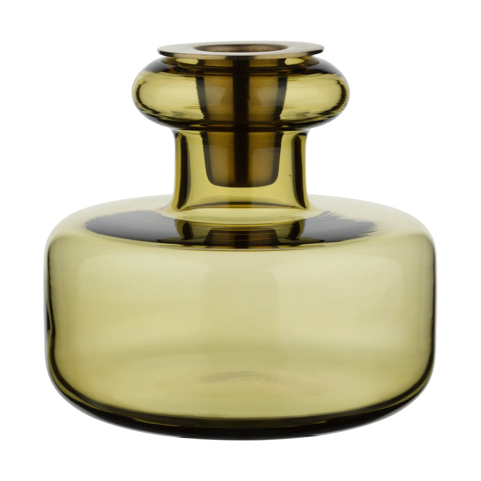 Portacandela Puteli Ø10,5 cm, Green umber Marimekko