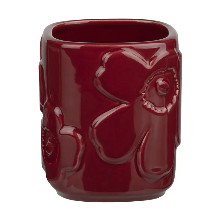 Portaspazzolino Marimekko Unikko - Bordeaux - Marimekko
