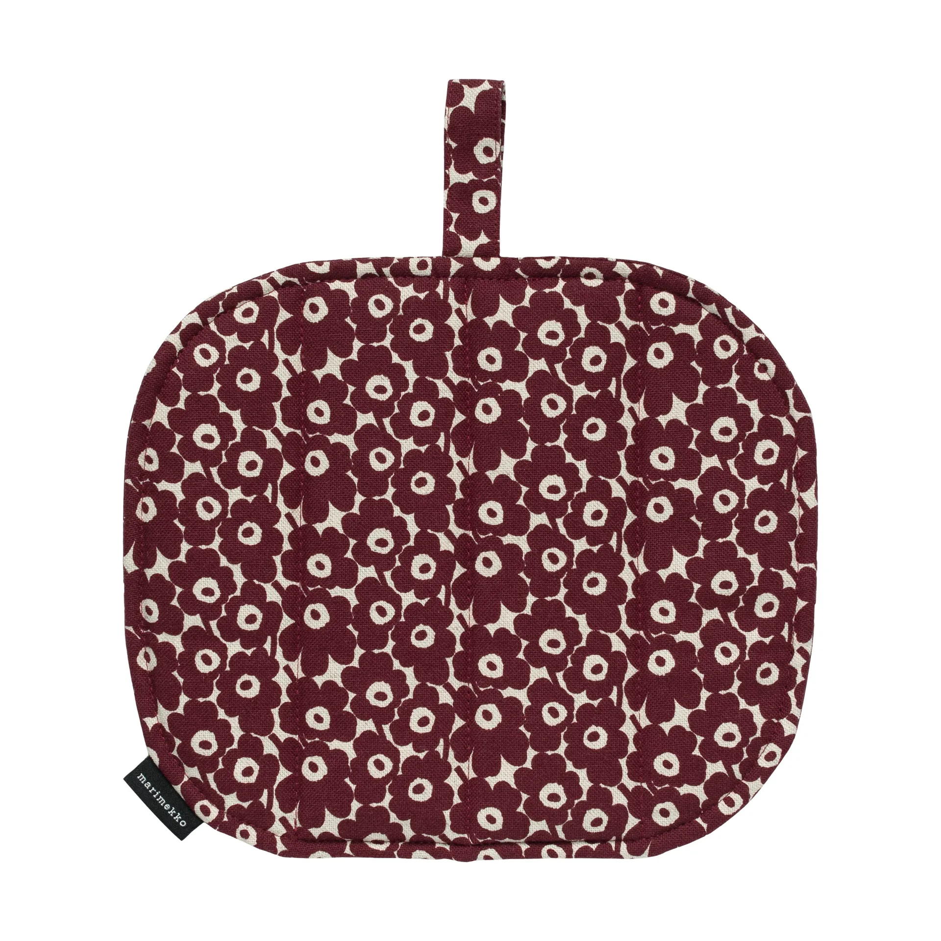 Presina Pikkuinen Unikko 21,5x21,5 cm, Linen-bordeaux Marimekko