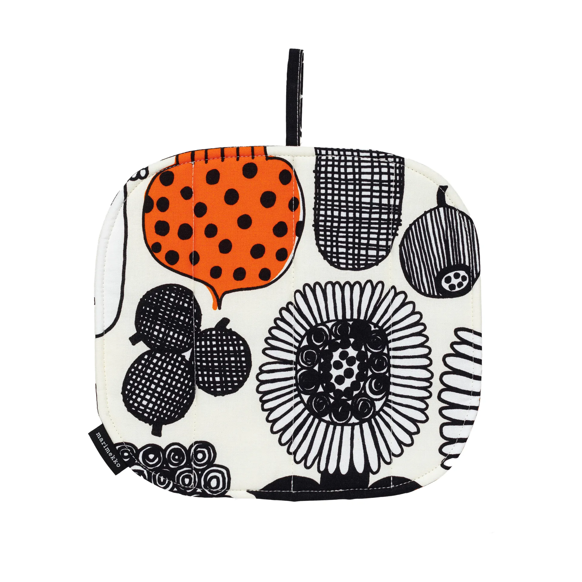 Puutarhurin Parhaat parhaat, Bianco-nero-Arancio Marimekko