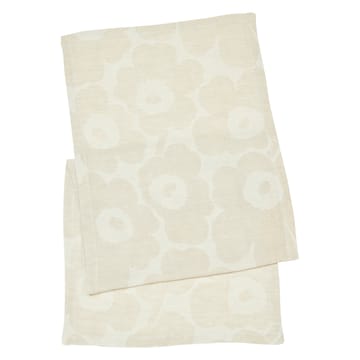 Runner Pieni Unikko beige-nero e bianco - 47x150 cm - Marimekko