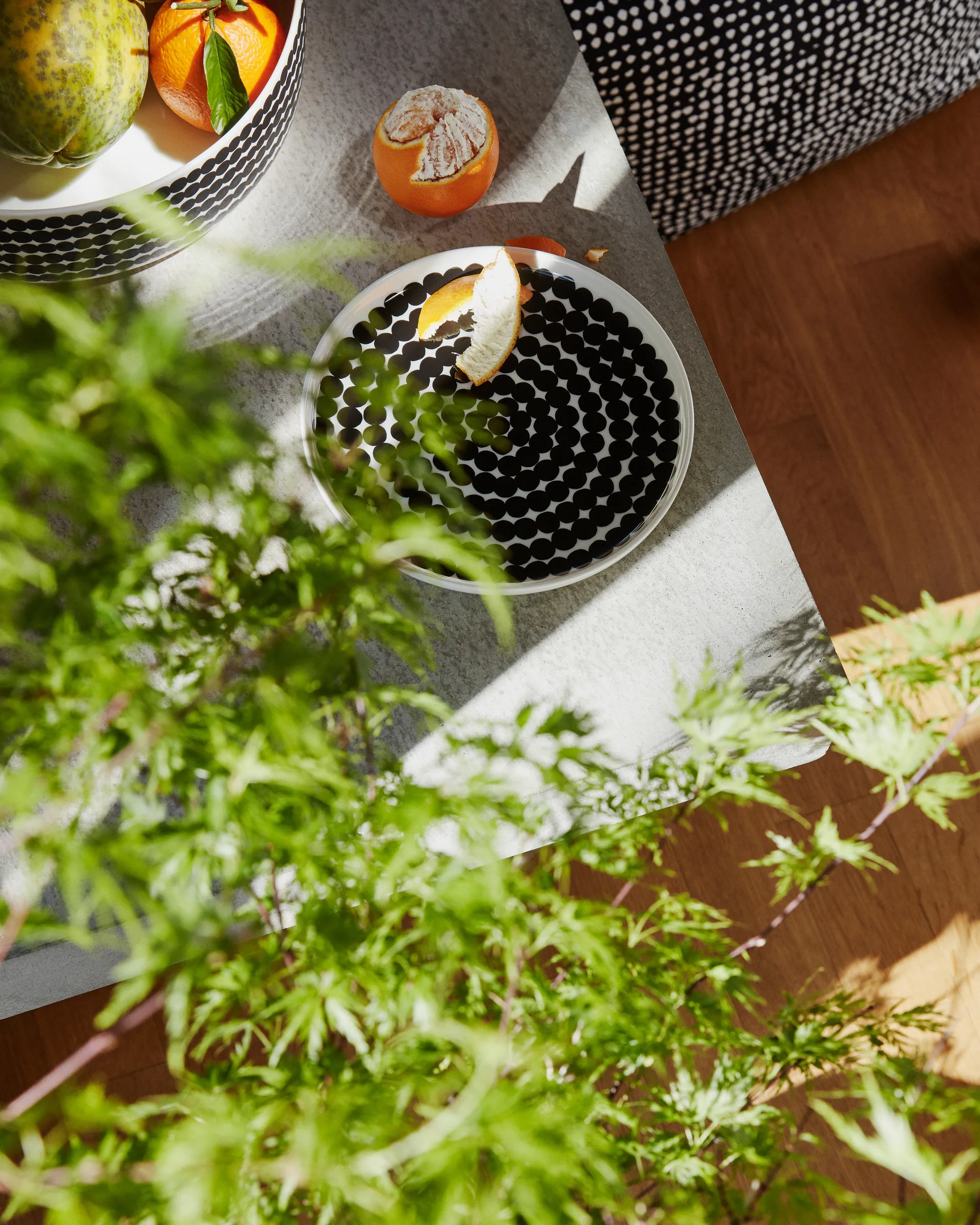 Set colazione Räsymmatto, Bianco-nero Marimekko