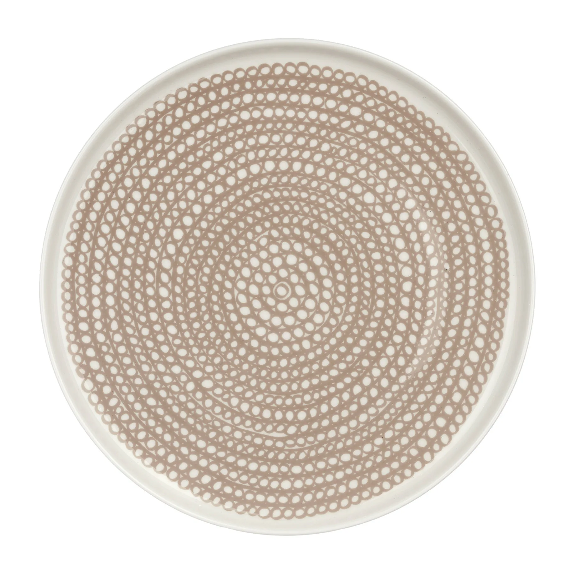 Siirtolapuutarha piatto piccolo Ø20 cm, White-clay Marimekko