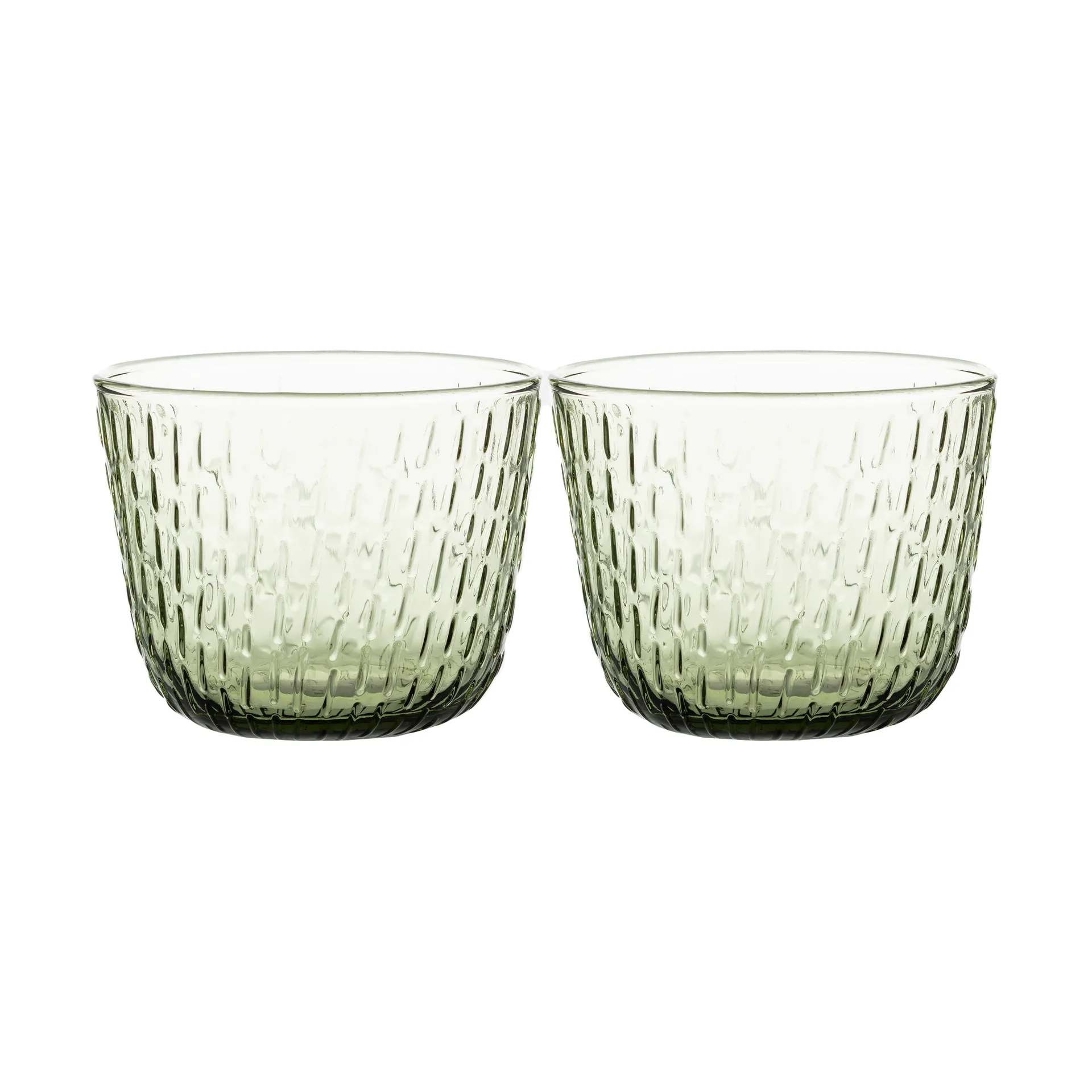 Sysky bicchiere 2 dl confezione da 2, Olive Marimekko
