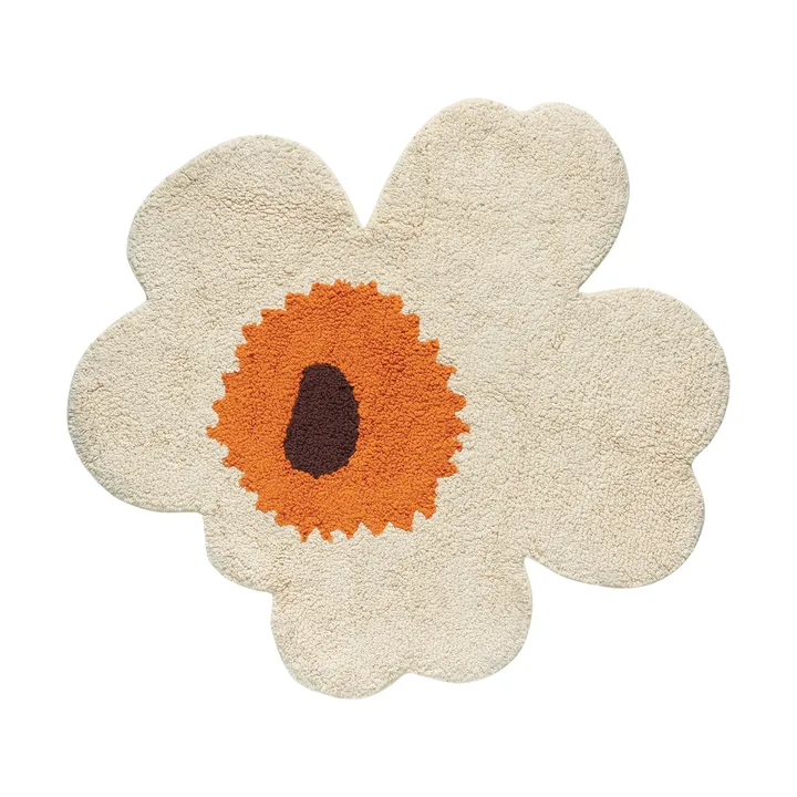 Tappeto bagno Marimekko Unikko 73x74 cm - Beige - Marimekko