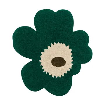 Tappeto bagno Marimekko Unikko 73x74 cm - Emerald-off white-mole - Marimekko