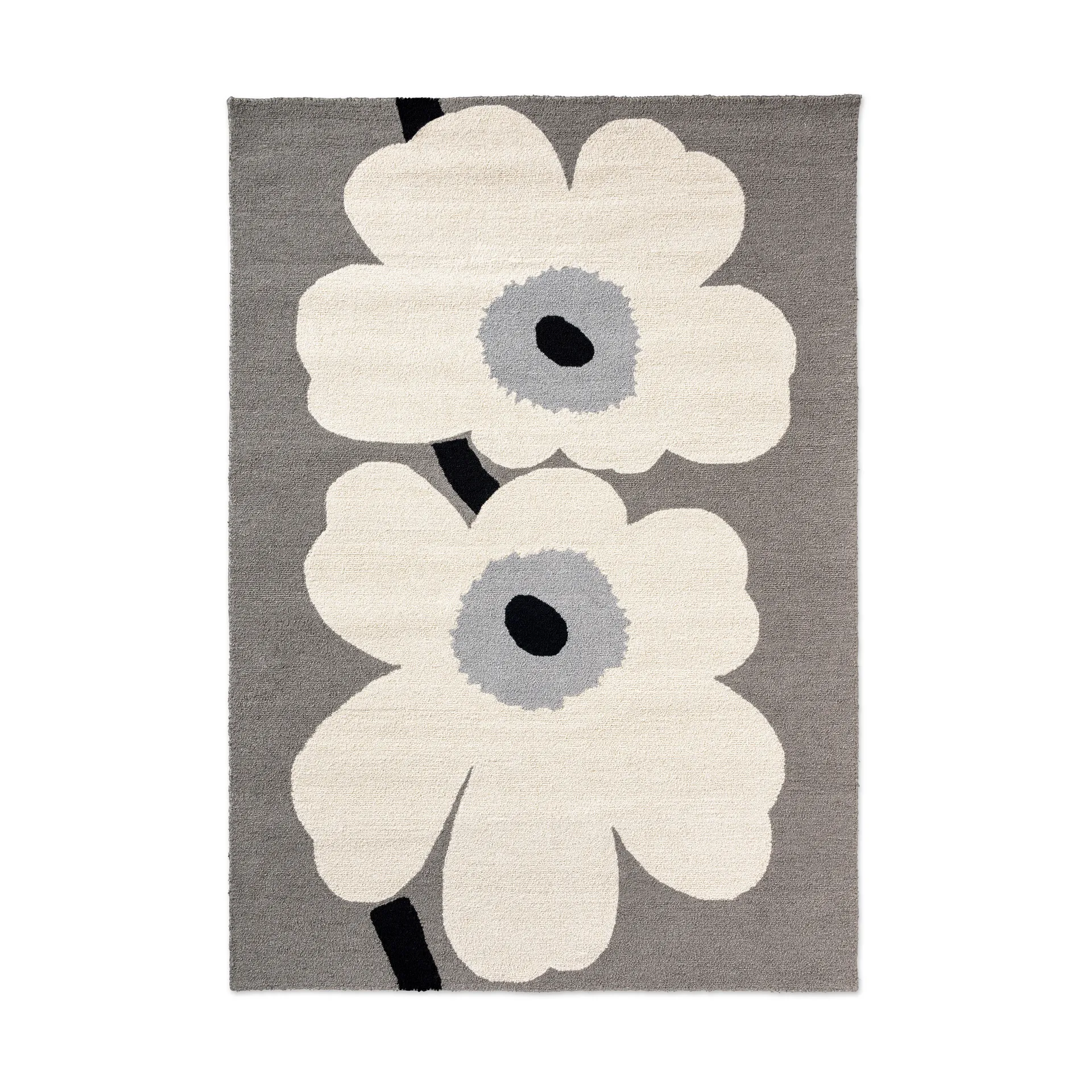 Tappeto da esterno Unikko anniversary, Grigio, 140x200 cm Marimekko