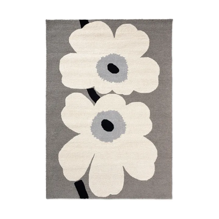 Tappeto da esterno Unikko anniversary - Grigio, 140x200 cm - Marimekko