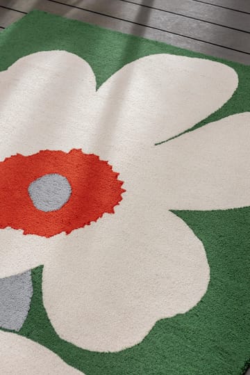 Tappeto di plastica taftato Unikko 60° anniversario - 140x200 cm - Marimekko