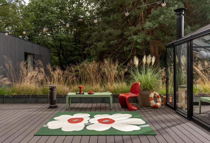 Tappeto di plastica taftato Unikko 60° anniversario - 200x280 cm - Marimekko