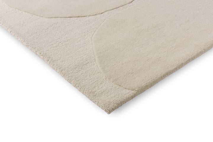Tappeto in lana Isot Kivet - Bianco Naturale, 140x200 cm - Marimekko