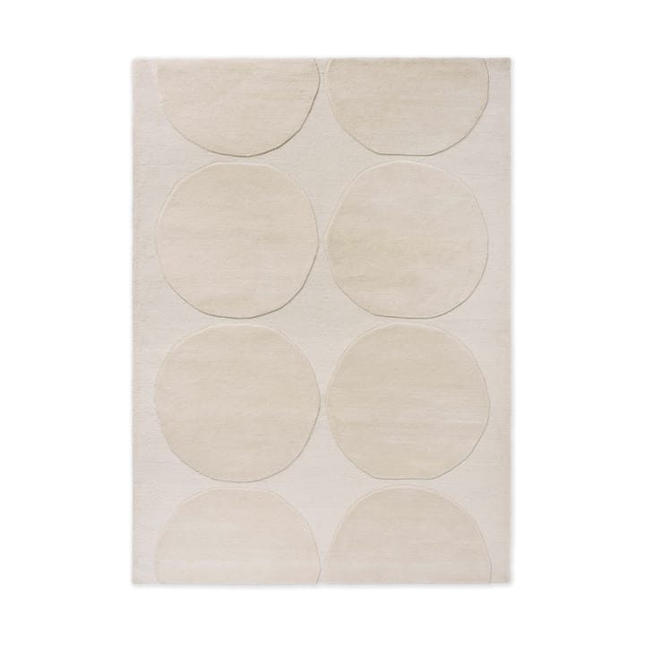 Tappeto in lana Isot Kivet - Bianco Naturale, 170x240 cm - Marimekko