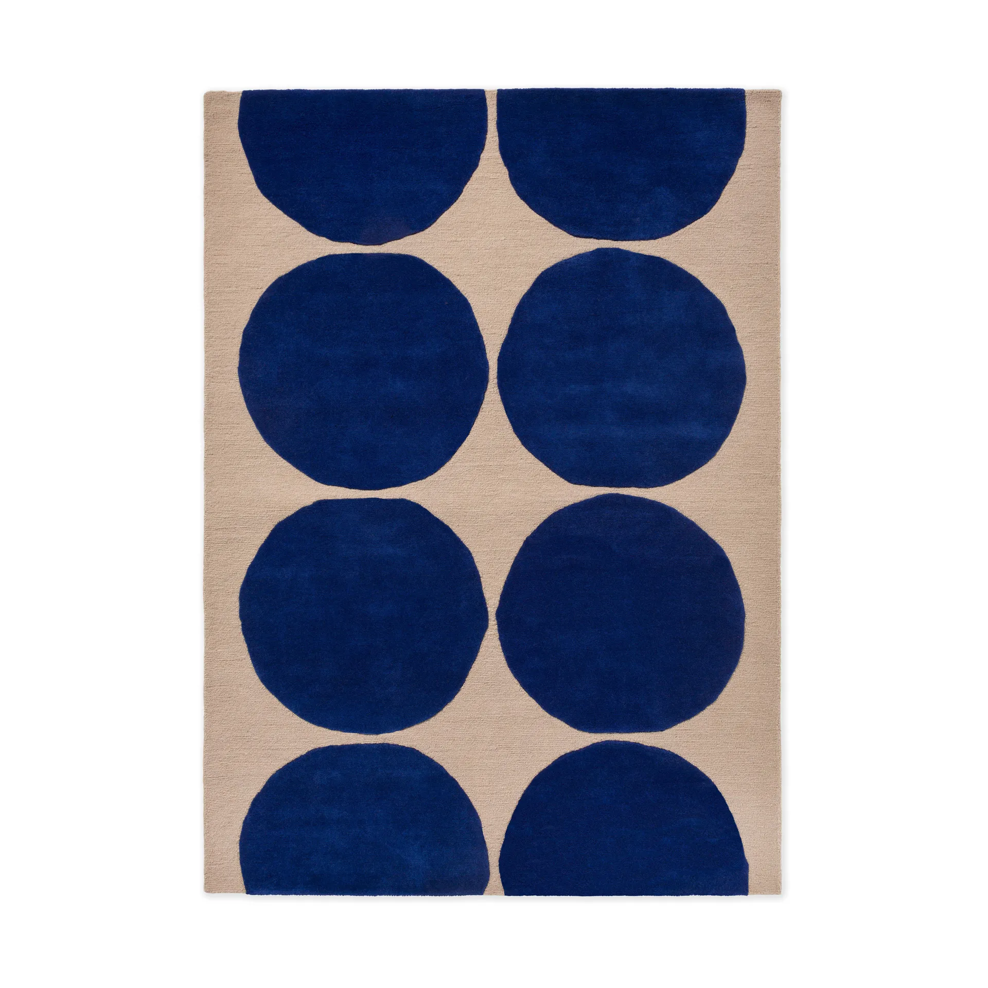 Tappeto in lana Isot Kivet, Blu, 170x240 cm Marimekko