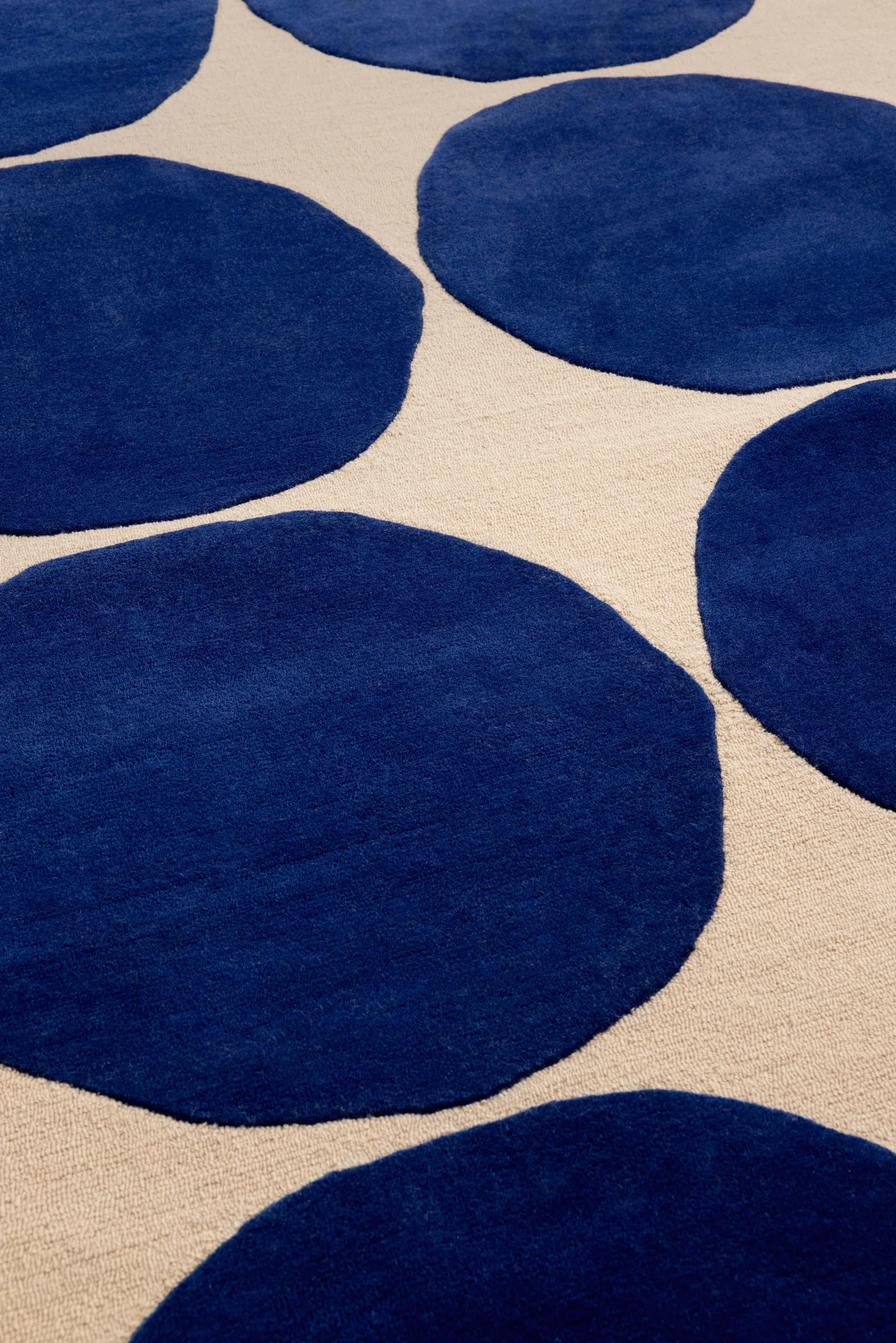 Tappeto in lana Isot Kivet, Blu, 170x240 cm Marimekko