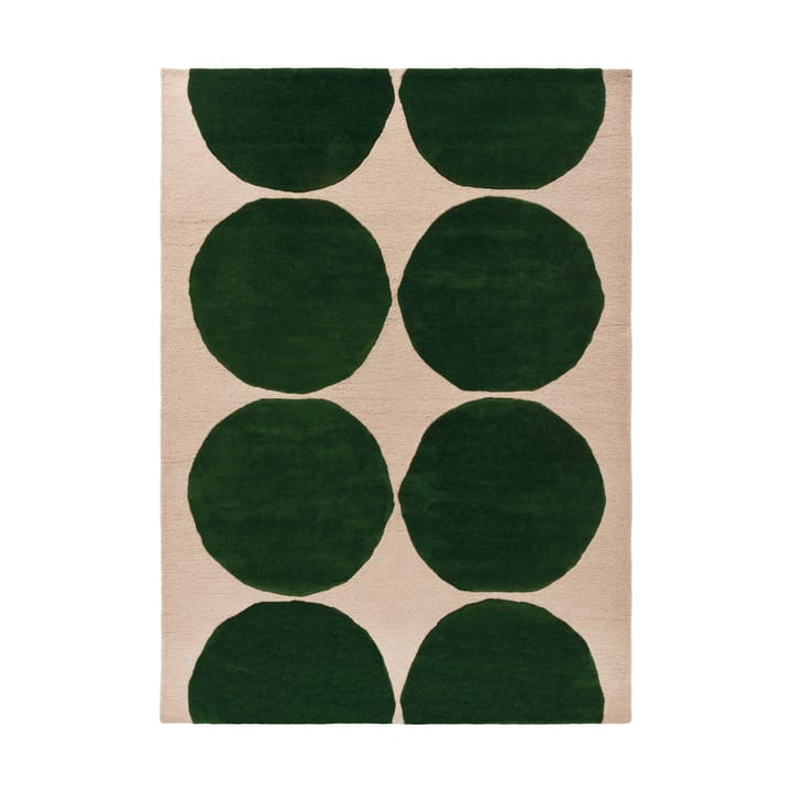 Tappeto in lana Isot Kivet - Verde, 140x200 cm - Marimekko