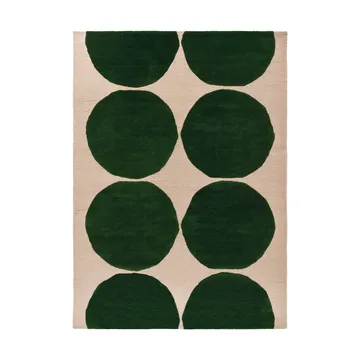 Tappeto in lana Isot Kivet - Verde, 170x240 cm - Marimekko