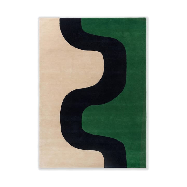 Tappeto in lana Seireeni - Verde, 140x200 cm - Marimekko