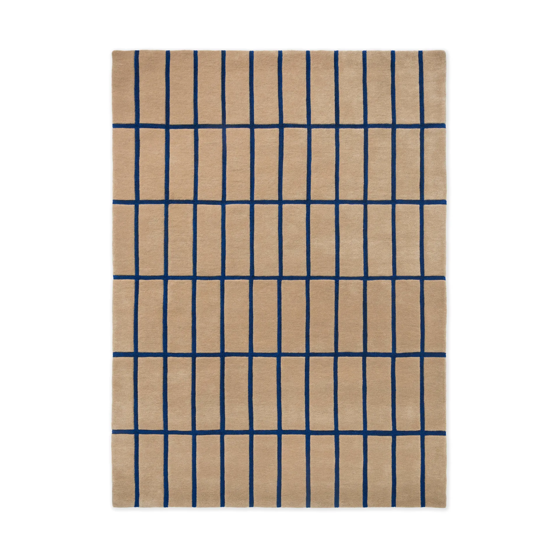 Tappeto in lana Tiiliskivi, Blu Brillante, 170x240 cm Marimekko