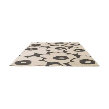 Tappeto Unikko da esterno - Charcoal-white, 140x200 cm - Marimekko