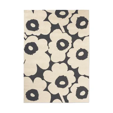 Tappeto Unikko da esterno - Charcoal-white, 250x350 cm - Marimekko