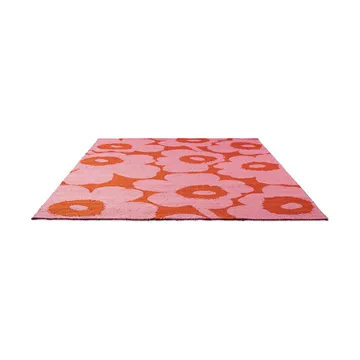 Tappeto Unikko da esterno - Rosa-arancione, 140x200 cm - Marimekko