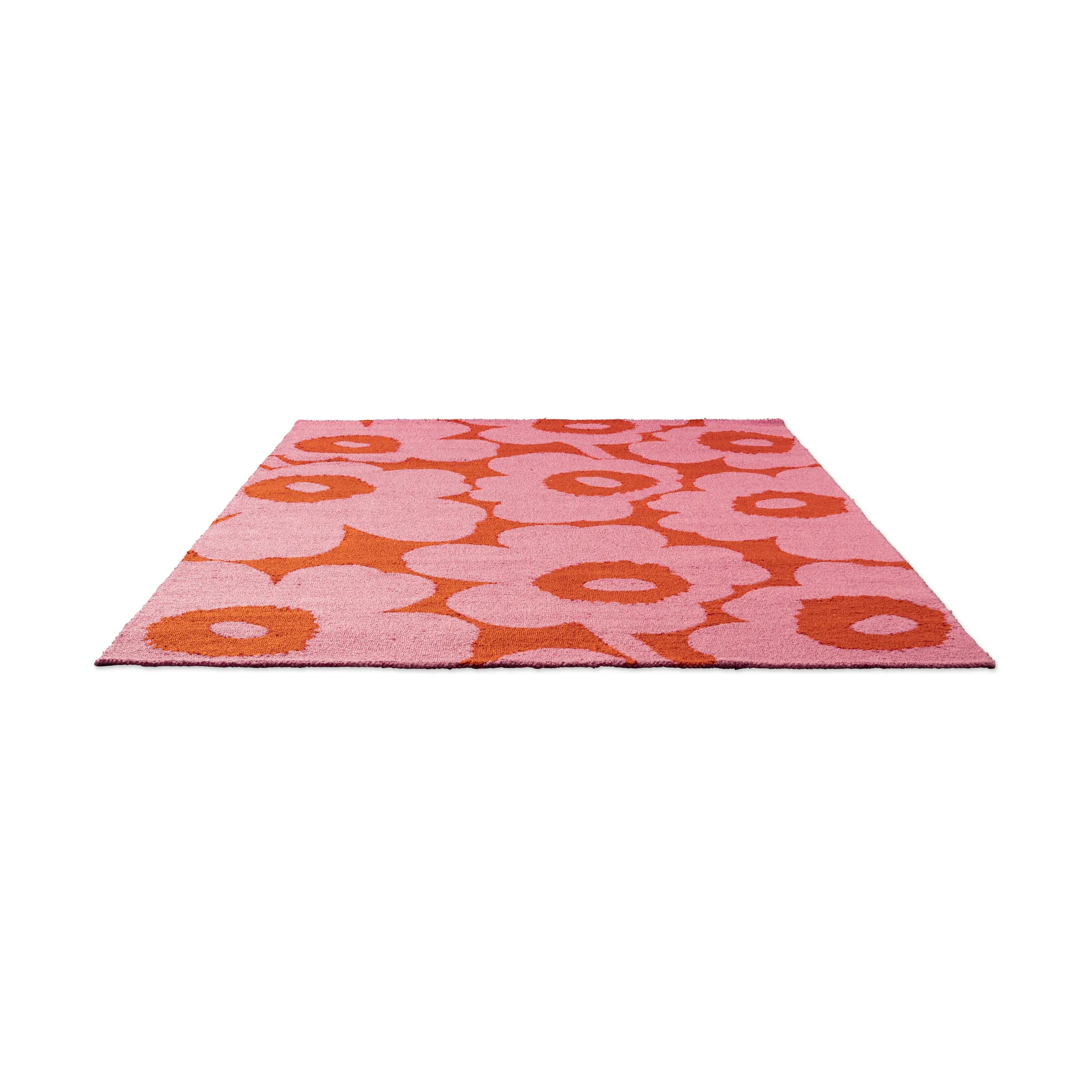 Tappeto Unikko da esterno, Rosa-arancione, 160x230 cm Marimekko