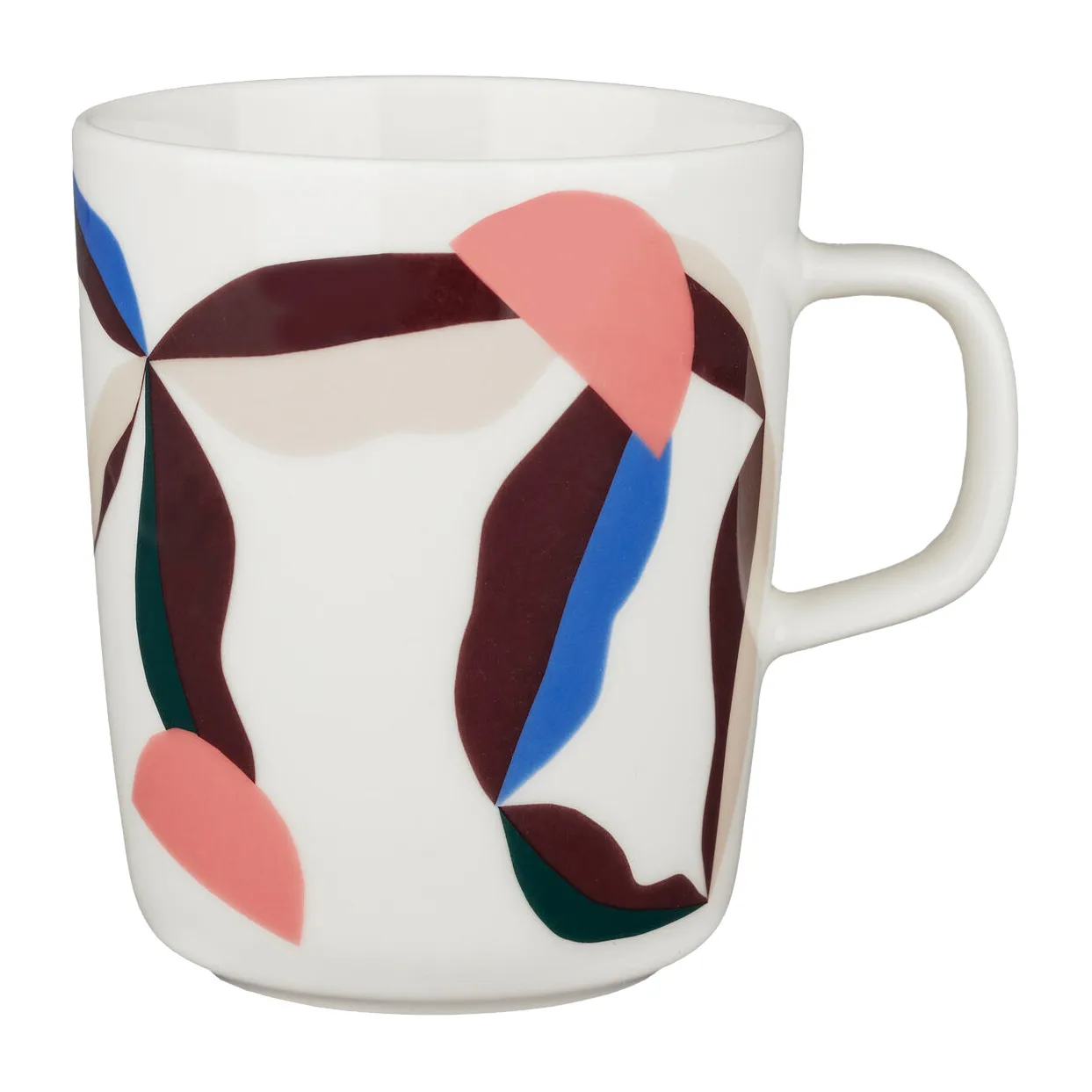 Tazza Berry 25cl, Bianco-blu-polvere-vinaccia Marimekko