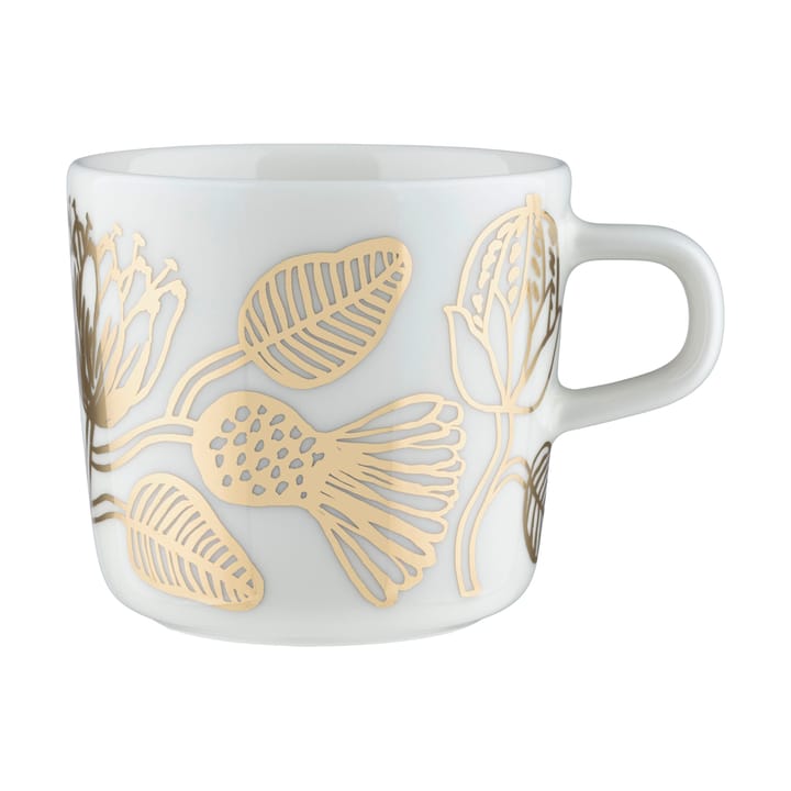 Tazza da caffè 20 cl Tiara - Bianco-oro - Marimekko