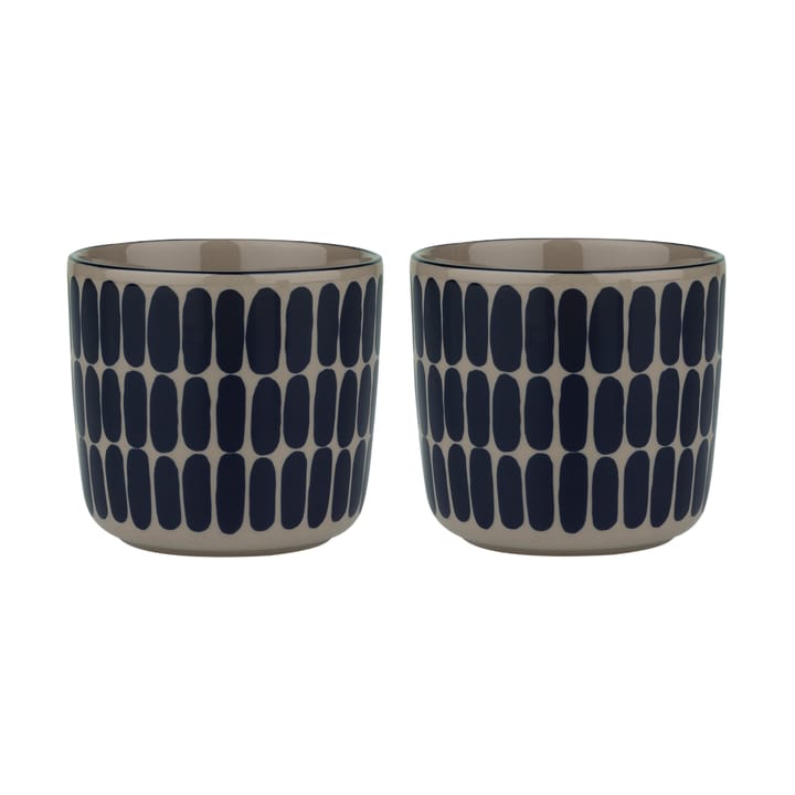 Tazza da caffè Alku senza manico 20 cl confezione da 2, Terra-dark blue Marimekko