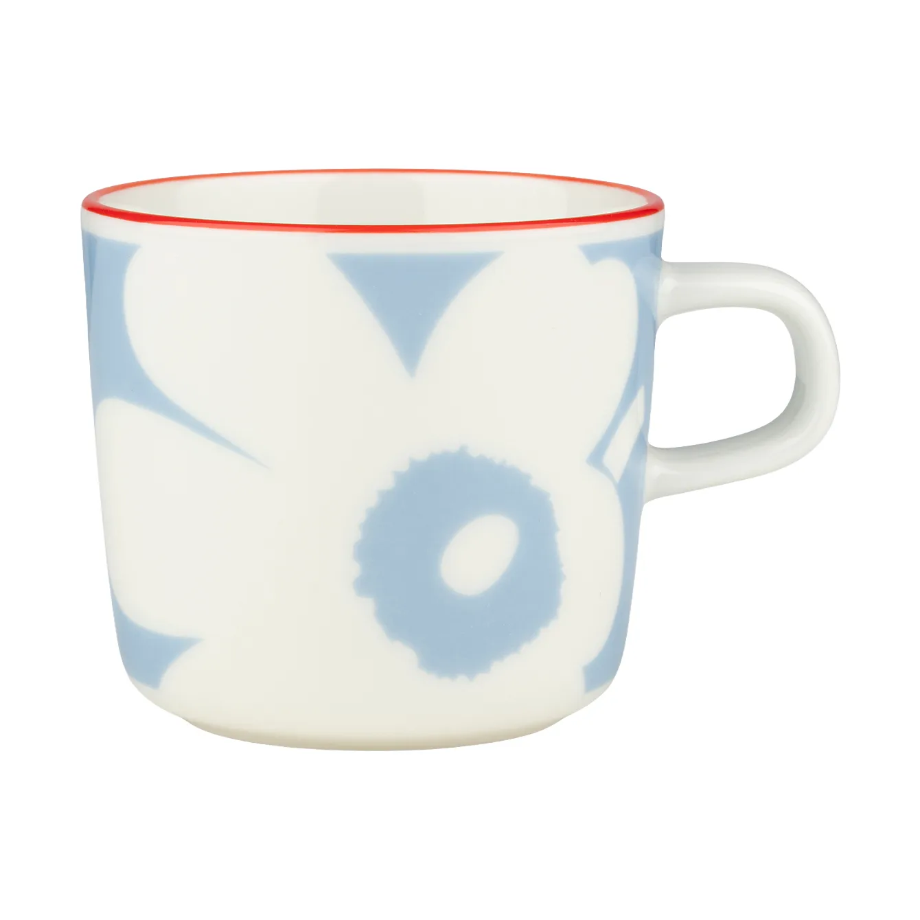 Tazza da caffè Juhla Unikko 20 cl, White-light blue-orange red Marimekko