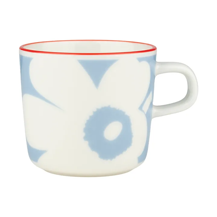Tazza da caffè Juhla Unikko 20 cl - White-light blue-orange red - Marimekko