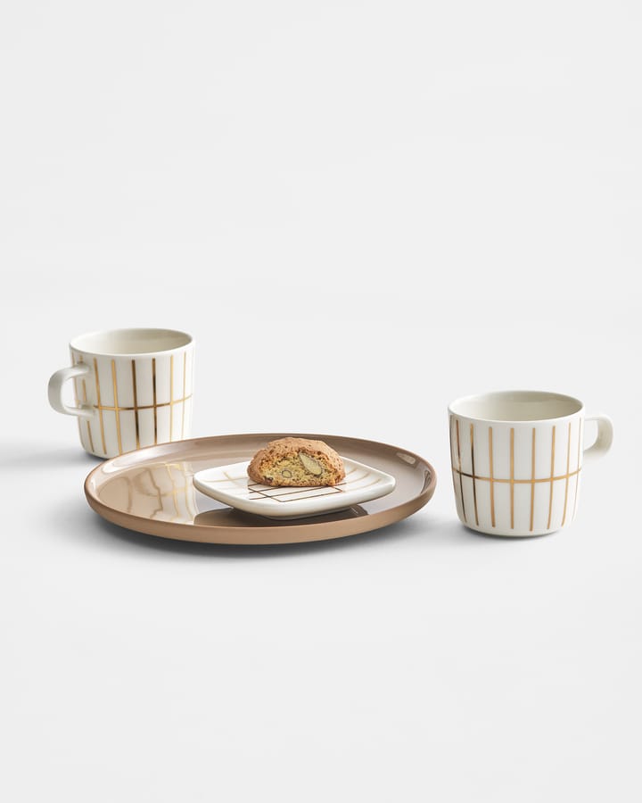 Tazza da caffè Tiiliskivi da 20 cl - White-gold - Marimekko