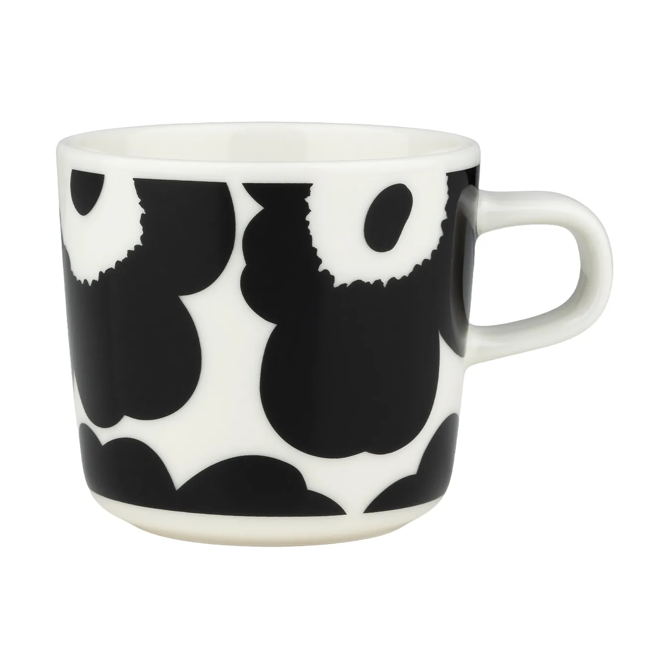 Tazza da caffè Unikko 20 cl, Black-white Marimekko